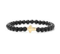 Wqishinuanyang 6mm Amethysts Natural Stone Tiger Eye Opal African Turquoises Elastic Bracelets For Women Men