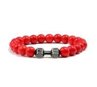 Wqishinuanyang Lava Stone Beads Bracelets Bangles Women Men Bracelet Couple