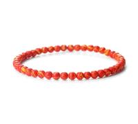 Wqishinuanyang Mini 4mm Natural Stone Round Beads Bracelet for Women Green Blue Malachite Bangles Elastic Bangles