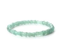 Wqishinuanyang Natural Stone Beads Bracelet Red Agate Green Aventurine Buddha Stretch Bangles