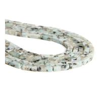 Wqishinuanyang Natural Stone Quartz Beads Rectangle Tube Tiger Eye Amazonite Agates Beads 4x13mm DIY Stone
