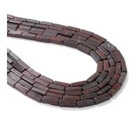 Wqishinuanyang Natural Stone Quartz Beads Rectangle Tube Tiger Eye Amazonite Agates Beads 4x13mm DIY Stone