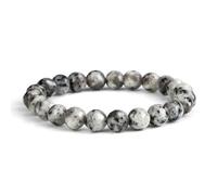 Wqishinuanyang Stretch Bracelet For Women Men 8mm Natural Stone Amethysts Beaded Bangle