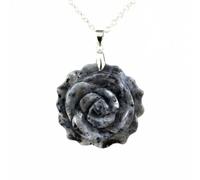 Wqishinuanyang Women Natural Amethyst Rose Quartz Agate Beads Pendants