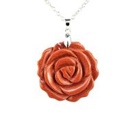 Wqishinuanyang Women Natural Amethyst Rose Quartz Agate Beads Pendants