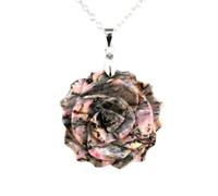 Wqishinuanyang Women Natural Amethyst Rose Quartz Agate Beads Pendants