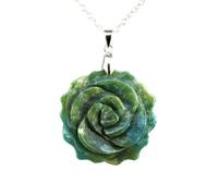 Wqishinuanyang Women Natural Amethyst Rose Quartz Agate Beads Pendants