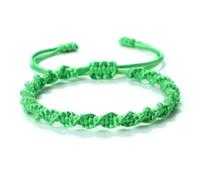 Wqishinuanyang Woven String Bracelet Handmade Adjustable Knotted Rope Friendship Bangles for Women Men Chain Wristband