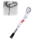 WQIUTT Bike Kickstand for Cube Stereo HYBRID ONE44 HPC SLX 800 HPC TM 800,Bicycle Single-Side Kick Bikes Support Rack Stand Side Bicycle Stand Height Adjustable 22-27 Inch,White
