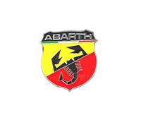WQIUTT Car Emblems for Abarth 124 Spider,Car Center Grill Logo Badge Decal Grill/Front/Rear Trunk Logo 3D Signs Car Styling Body Fittings