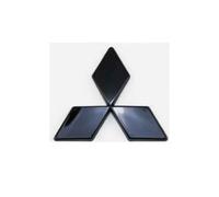 WQIUTT Car Emblems for Mitsubishi L200 2010-2015,Car Center Grill Logo Badge Decal Grill/Front/Rear Trunk Logo 3D Signs Car Styling Body Fittings,Black