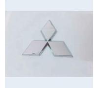 WQIUTT Car Emblems for Mitsubishi L200 2010-2015,Car Center Grill Logo Badge Decal Grill/Front/Rear Trunk Logo 3D Signs Car Styling Body Fittings,Silver