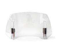 WQIUTT Motorbike Windscreen Deflectors for Triumph Tiger 800 XC 800 XCX XCa XR XRx XRt,Windscreen Windshield Motorcycle Wind Deflector Adjustable Clip-On Windshield Extension,Transparent-360mm