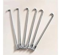 WQJZTX 36Pcs 8G Off-Road Motorcycle/Electric Bike Spokes Diameter 4.0mm J Bend Motor Bike 45#Steel Spoke Bicycles Bike Accessories Nipples(4.0X135mm silver)