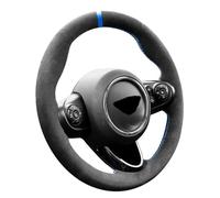 WQKRBMGU Hand Stitch Alcantara Steering Wheel Cover Compatible with Mini Cooper/Coupe/Clubman/Countryman 2014-2023