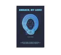 WQMP Childish Gambino AwakenWall Art Canvas Aesthetic Cover Poster Vintage Music And Movies Decorative Painting for Living Room Bed Room 16x24inch(40x60cm) Unframe-style
