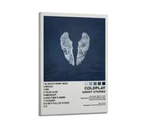 WQMP Coldplay Posters Ghost Stories Canvas Poster Bedroom Decor Landscape Office Room Decor Gift 20x30inch(50x75cm)