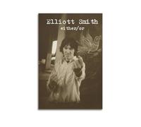 WQMP Elliott Smith Poster Figure 8 Album-1Wall Art Canvas Aesthetic Cover Poster Vintage Music And Movies Decorative Painting for Living Room Bed Room 08x12inch(20x30cm) Unframe-style
