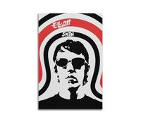 WQMP Elliott Smith Poster Figure 8 AlbumWall Art Canvas Aesthetic Cover Poster Vintage Music And Movies Decorative Painting for Living Room Bed Room 24x36inch(60x90cm) Unframe-style