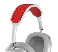 WQNIDE Headband Cover for AirPods Max, Washable Soft Silicone Headphone Headband Protectors/Comfort Cushion/Top Pad Protector Sleeve Compatible with Apple AirPods Max (Red)