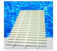 WQPMNYG Durable 4pcs Pool Drain Grating Cover - 20x100CM Splicable Plastic Gutters for Easy Bathroom & Pool Overflow Drainage, Versatile Water Drainage Solution, Essential Pool Accessories