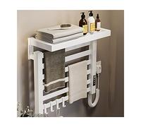 WQPMNYG Electric,With Timer And Temperature Multi-Level Adjustments,Plug-In Fast Heating Towel Rack,Intelligent Electric Heated Towels Dryer,White
