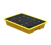 WQPMNYG Industrial Spill Containment Pallet - Heavy-Duty Leak-Proof Plastic Platform for Safe Chemical Storage & Spill Management Solutions