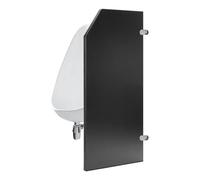 WQPMNYG Men Urinal Partition, Wall-Mounted Urinal Screen Toilet Partition, Adult Urinal Privacy Screen Bathroom Partition, for Schools/Shopping Malls/Public Places(2 pcs)
