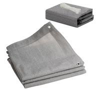 WQPMNYG Rectangular Sun Shade Sail for Patio 90% UV Protection Tulle Fabric Durable HDPE Balcony Privacy Screen Breathable & WaterResistant Outdoor Sun & Wind Shelter (Gray 3x4m)