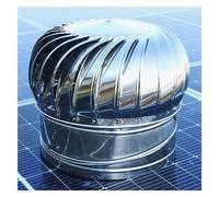 WQPMNYG Roof Wind,Stainless Steel Turbine Ventilator Vents Rotating Chimney Cowl Caps 304 Stainless Steel Roof Turbine Ventilator No Assembly Required Rainproof for Roof Vents Chimney Fire
