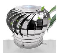WQPMNYG Rotating Roof Vents, Stainless Steel Rotating Chimney Cowl Cap, All Purpose Chimney Cowl, Smooth and Not Easily Deformed, Long Service Life, for Use in Damp, Poorly Ventilated Room