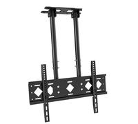 WQPMNYG TV Ceiling Mount Bracket - Adjustable Tilt TV Ceiling Mount, Fits 40-85 Inch LED Flat Panel Display, Double Pole Hanging, Max 600x400mm, Mount On Ceilings,