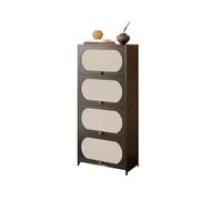 WQQYU6HKF Accent Cabinet 4-tier Corner Sideboard/bookshelf With Drawers for Living Room Storage and Display Buffet Cabinet