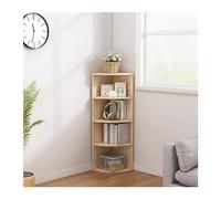 WQQYU6HKF Couch Side Tables Solid Wood Corner Cabinet Bookshelf Wall Floor to Ceiling Edge Living Room Bedroom Fan-shaped Pine Storage Shelf Coffee Tables(30 * 120cm)