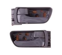 WQSDFGK Door Pull Compatible with for Sienna for Limited 2004-2010 1 Pair Front Inside Interior Door Handle Bezel Grey ABS OEM:69206-AE010-B1 69205-AE010-B1