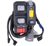WQSING Start Stop Kill Shift Switch Headlight Compatible with Honda Recon 250 TRX250TE ES 2007-2020 ATV Electric Handlebar 35140-HM8-B73 35140-HM8-B72