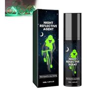 WQTHU Glow In The Dark Spray Paint, 100ML, Green, Outdoor, Clear, White Glow, Easy To Use, Long Lasting, Multi-Surfaces, Portable, Water Resistant