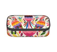 Wquvmds Colorful Pigeon Print Big Capacity Pencil Pen Case Large Capacity Bag Pouch Box Organizer for Boys Girls School Office Supplies