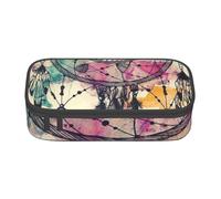 Wquvmds Dream Catcher Art Print Big Capacity Pencil Pen Case Large Capacity Bag Pouch Box Organizer for Boys Girls School Office Supplies