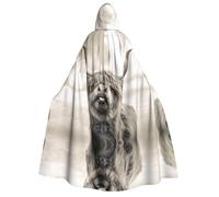 WQUVMDS (Funny Highland Cow) Unisex Adult Hooded Cloak Cape Halloween Cosplay Costumes Vampires Cape Cloak
