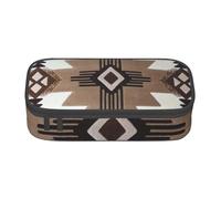 Wquvmds Native American Print Big Capacity Pencil Pen Case Large Capacity Bag Pouch Box Organizer for Boys Girls School Office Supplies