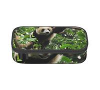Wquvmds Panda Tree Print Big Capacity Pencil Pen Case Large Capacity Bag Pouch Box Organizer for Boys Girls School Office Supplies