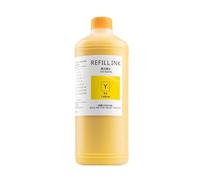 WQVXGKTI 1000ML Refill Pigment Ink Compatible With ColorWorks CW-C6000Ae C6000Pe C6500Ae C6500Pe Inkjet Label Printer(Yellow)