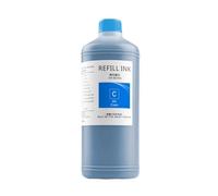 WQVXGKTI 1000ML Refill Pigment Ink Compatible With ColorWorks CW-C6000Ae C6000Pe C6500Ae C6500Pe Inkjet Label Printer(Cyan)
