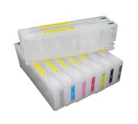 WQVXGKTI 11-Pack 700ml Refillable Ink Cartridges with Chips T6361 T6362 T6363 T6364 T6365 T6366 T6367 T6368 T6369 T636A T636B for WorkForce Pro 7900 7910 9900 9910 Series Printers(Cartridge)