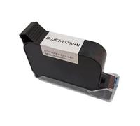 WQVXGKTI Solvent Ink Cartridge For DCJET T1730+M Use1704K Compatible With Handheld Inkjet Printer Production Date Barcode Label Coding Machine(1PC use 1704K)