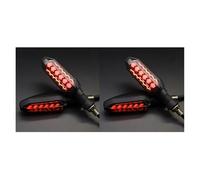 WQWQUM Motorcycle Indicators Motorcycle LED Turn Signal Universal Flash Indicator Light For CB400F CB500X MSX 125 For TRK 502X BJ150 BN600 12V