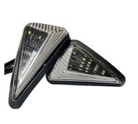 WQWQUM Motorcycle Indicators Motorcycle Triangle Flush Mount LED Turn Signal Light Indicator Universal 12V 10mm Blinker Motorbike Turning Indicators