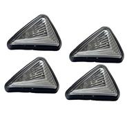 WQWQUM Motorcycle Indicators Motorcycle Triangle Flush Mount LED Turn Signal Light Indicator Universal 12V 10mm Blinker Motorbike Turning Indicators