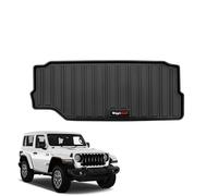Wqyimat Custom Trunk Mat for 2018-2025 Jeep Wrangler JL 2 Door Cargo Liner Accessories All Weather TPE Rubber Protection Mat (for 2018-2025 Jeep Wrangler JL 2 Door Cargo Mat)
